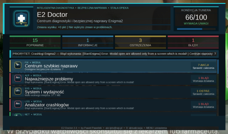 E2 Doctor 2.3